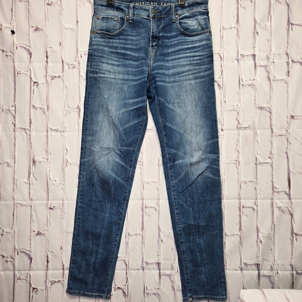 American Eagle Jeans Blue Cozy Airflex+ Stretch Denim Casual Mens 32x34